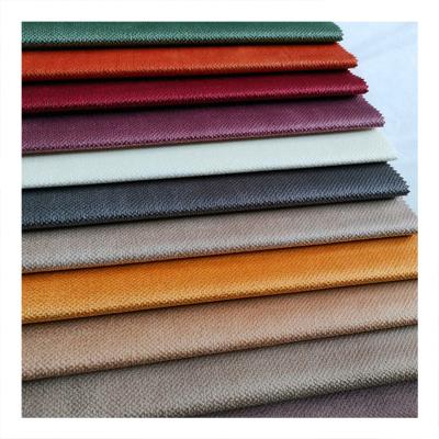 China High Quality Memory Velboa Tan Knitted Synthetic Fabric For Sofa Upholstery Decoration for sale