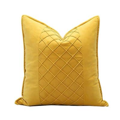 China 2021 new anti-static cushion design soft velvet sofa cushion cover for home textile for sale