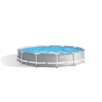 China INTEX 26710 Prism Frame Pool Set 12FT X 30IN PRISM Steel Frame Pool Above Ground Pool for sale