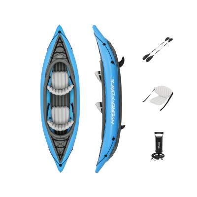 China BW 65131 Eco-Friendly 2022 Size 3.31 m X 88 Hydraulic-Force Inflatable Creek Kayak Kayak Set Two Person Rowing Boat for sale