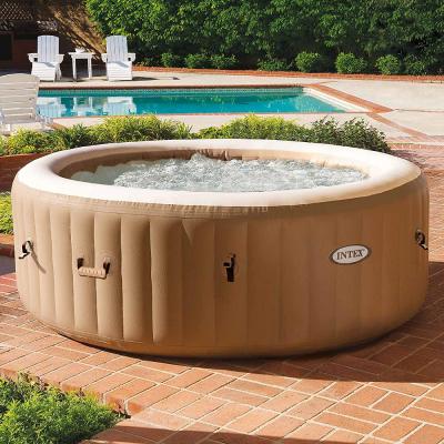 China children & INTEX 28426 adult size 196x71cm bubble massage purespa swimming pool hot tub hot tub inflatable spa pool for sale for sale