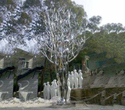 Cina Il giardino lucidato specchio orna le sculture, acciaio inossidabile delle sculture dell'iarda del metallo in vendita