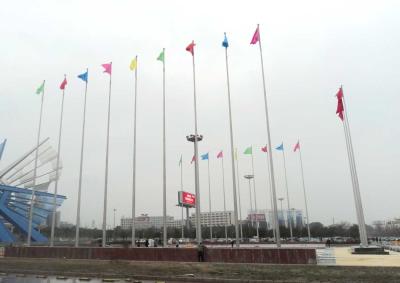 China Sich verjüngende Polier-30m Höhen-Metallflagge Pole zu verkaufen