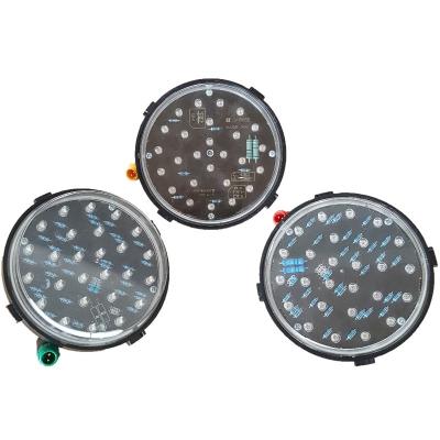 China Roterende afneembare lenzen 100 mm Mini LED-module verkeerslicht Par Te koop