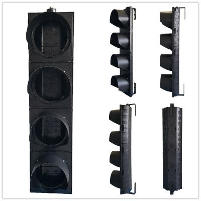 China 200MM Housing 4-Aspect Body Part Road Traffic Light With Flip Door Detachable for sale