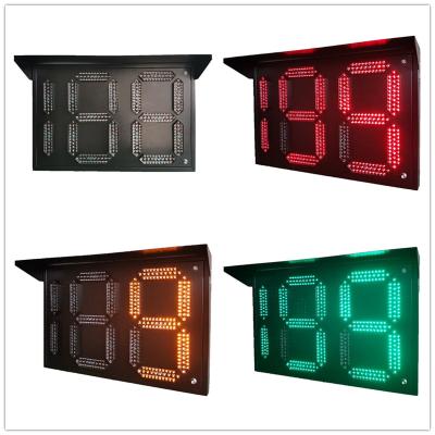 China Flip Door 188 Tweefasige 2,5 cijferige 540MM RYG Countdown Timer verkeerslicht Te koop