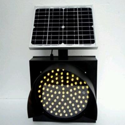 China 300mm 1 Appearance Solar Powered Panel Traffic Warning Light SG-301 for sale