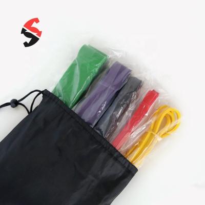 China Latex Resistance Band 5PCS Resistance Bands Set For Fitness Pull Up Powerlifting for sale