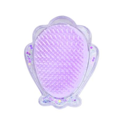 China Home Made Cute Helix-shaped Comb Shell Shape Portable Kids Hair Comb High Quality Materials for sale