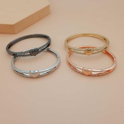 China FASHION Gold Plated Bangles Pulseras De Mujer Jewelry Women Shape Jewelry Bracelets and Bangles Bangles Women for sale