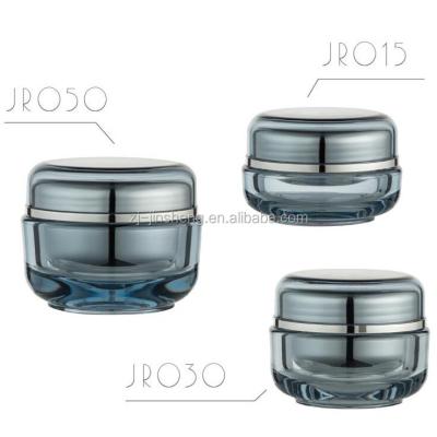 China Cosmetic Skin Care Container Plastic Round Acrylic Jars for sale