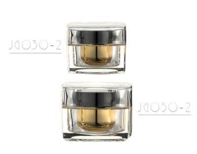 China 2023 new 30ml 40ml 50ml 130ml gold cosmetic acrylic jinsheng cosmetic cream jars and packaging bottles for sale