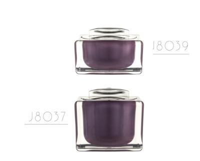 China 2022 new jinsheng cosmetic design Rose red square luxury lotion bottles and cream jars with pressing head 30g 60g 30ml 90ml for sale