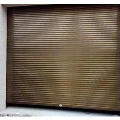 China Anti Theft Chinese Electric Aluminum Rolling Shutter Garage Doors for sale