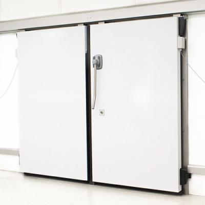 China Wholesale Industrial Cold Storage Electric Sliding Steel Insulated Door for sale