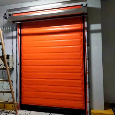 China High Quality Insulated Magnetic Screen Cold Storage Room Fast Action Roll Up Shutter Doors Freezer High Speed ​​Rolling Doors for sale