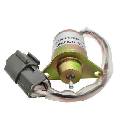 China High Quality Excavator Plastic 12V 24V Engine Fuel Shut Off Solenoid Shut Off Valve 1503ES-12S5SUC12S for sale