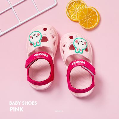 China Summer Hot Selling Low MOQ Korean Version Kawaii Baby Beach Girls Cute Lit Cute Boys Cave Cartoon Kids Toddler Slippers Outdoor Shoes for sale