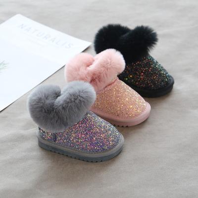 China Fashion Trend Custom Design Girls Snow Boots Outdoor Winter Baby Warm Ankle Boots for sale