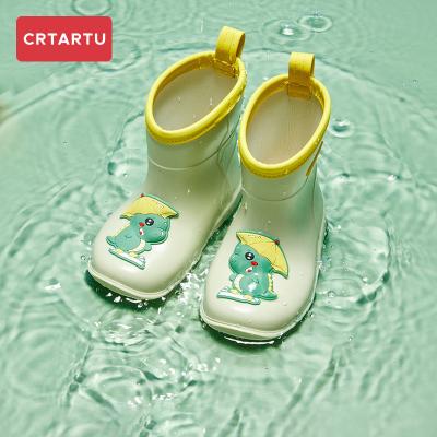 China New Fashion Trend Children's Rain Boots Cartoon Cute Student Kids Baby Environmental Protection Non-slip Rain Boots for sale