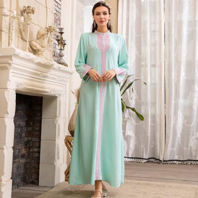 China Modest Muslimah Styling Women Islamic Abaya Turkey Casual Muslim Dress Long for sale