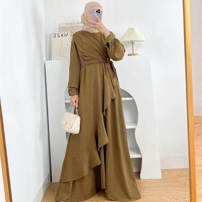 China Modest Muslimah Styling Islamic Clothing Custom Muslim Clothing Fashion Women Abaya Dress Maid Dress Design for sale