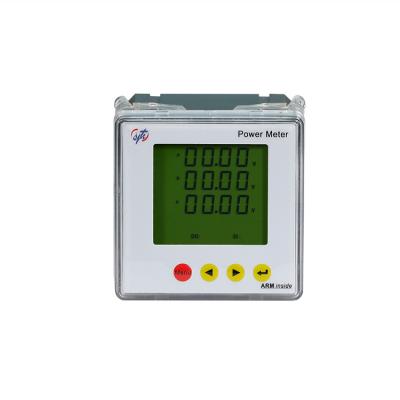 China (Modbus RTU Protocol) Professional Factory RS485 Panel Display LCD Digital Three Phase AC Meter Three Phase Combination Meter for sale