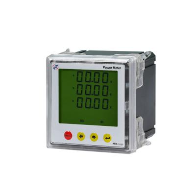 China RS485 (Modbus RTU Protocol) Sell High Quality Digital Three Phase AC Panel Display LCD Panel Voltage Meter Three Phase Combination Meter for sale