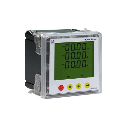 China (Modbus RTU Protocol) New Design RS485 Wholesale Price LCD Panel Display Three Phase Panel Combination Meter AC Digital Three Phase Voltage Meter for sale