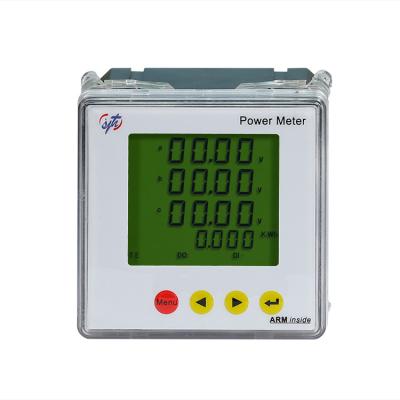 China Cheap RS485 (Modbus RTU protocol) /DI/DO price LCD panel KWH and watt-hour AC panel kilowatt meter 0.5 three phase htew-7y3 energy meter for sale