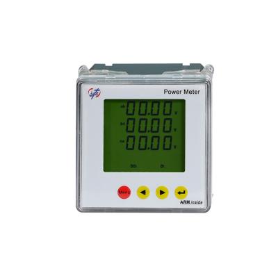 China (Modbus RTU Protocol) Best Selling Smart 3-Phase LCD Display RS485 Voltmeter LCD Panel AC Panel Digital AC Voltmeter HTEW-X7U3-Y for sale