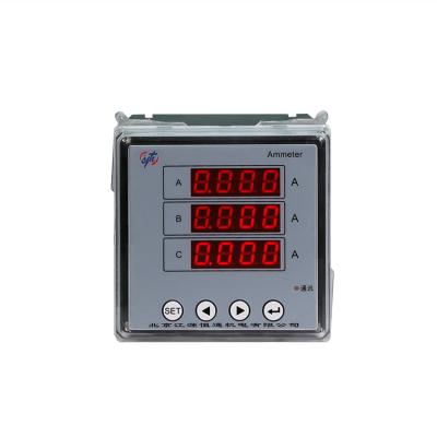 China (Modbus RTU Protocol) Manufacturer RS485 Price Intelligent AC LED Display Panel AC Voltmeter Digital Three Phase Ammeter htew-x9i3 for sale