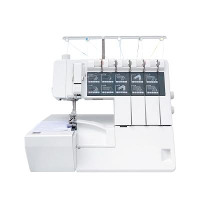 China Garment Shops Stitch High Quality Household Safety Overlock Sewing Machine With LED Lamp for sale