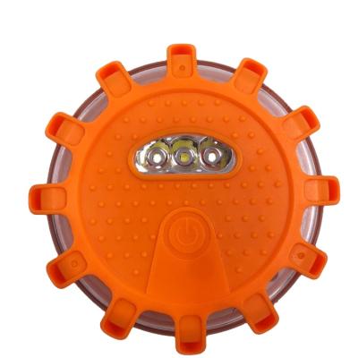 China Emergency Alert USB 3 LED Road Flare Roadside Safety Traffic Warning Light for sale