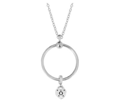 China Environmental Friendly Design High Quality Cute Lock Necklace Stainless Steel Jewelry Pendant Necklace For Women Jewelry for sale