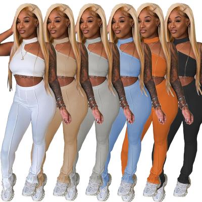 China Breathable Comfortable Women Sport Matching Sexy 2 Piece Set Workout Loungewear Women Clothing Set Women Clothing for sale