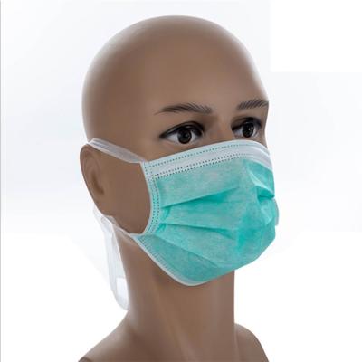 China Medical Care Breathable With Air Disposable Medical 3 Layer Headband Face Mask for sale