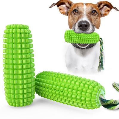 China Viable Christmas Interactive Dog Toys Indestructible Hard Dog Chew Corn Toys Kit for sale