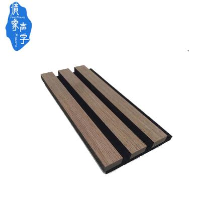 China Modern Jingxiang Fiber Panel Akupanel Acoustic Soundproof Custom Wood Slat Acoustic Panels For Hotel for sale