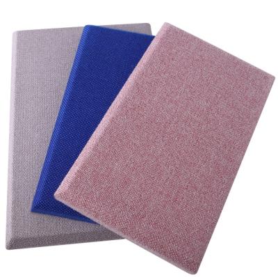 China Jingxiang Modern Cinema Eco-friendly Cloth Wrapped Polyester Acoustic Panel Cloth Soundproofing Material for sale