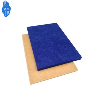 China New Industrial Arriving High Density PET Felt Acoustic Panels Polyester Fiber Material Material Wall Panels For School for sale