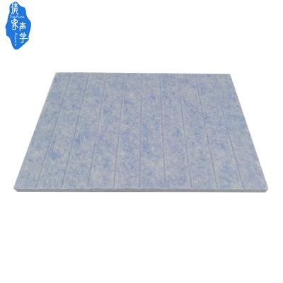 China Industrial Recycle Material Soundproof Fireproof PET Sound Absorbing Polyester Fiber Felt Acoustic Panels for sale