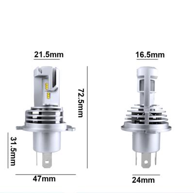 China Super Smart Car Light 6500K Mini Led Headlight Bulb Car Led Headlight Pure Cool White Car Kit Lamp Holder for sale