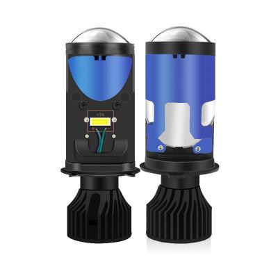 China Canbus Mini LED Car Light Super Bright H4 Projector Lens HT4 LED Headlight Bulbs 50W Beam Car Light Hi Low for sale