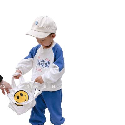 China Wholesale Casual Children's Spring Clothing Long Sleeves Cotton Casual Quantity Spring Sets Custom Boys Clothing Sets for sale