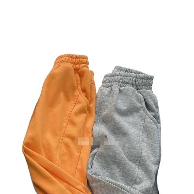 China Softly the manufacturer directly supplies the spring and autumn pure elastic waistband cotton fashion boys and girls' sports casual pants for sale