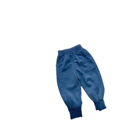 China High Quality Soft Cotton Boys Running Elastic Children's Running Comfortable Casual Pants Long Waist Sweatpants for sale