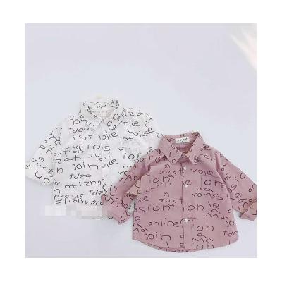 China Sweet cute sweet high quality fashion last bit pattern for kids shirt for sale