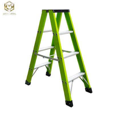 China 220Kg Collapsible Aluminium Telescopic Ladder Powder Coated for sale