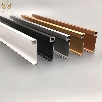 China Aluminium Extrusion Skirting Led Profile LED For Baseboard Lighting for sale